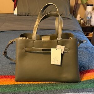 A New Day Sage Green Satchel